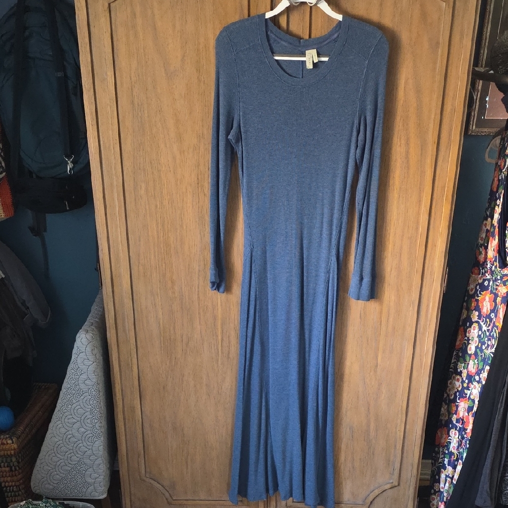 Sahalie Long Sleeve Terry Texture Dress